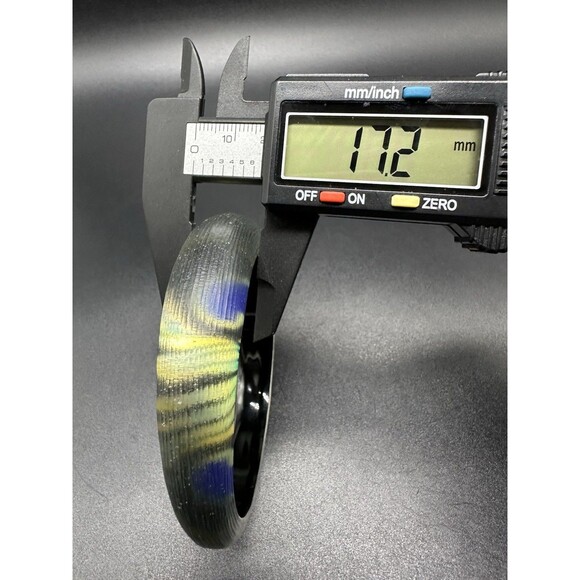 ALEXIS BITTAR Peacock Design Lucite Bangle Bracelet 7.75” - Picture 2 of 11